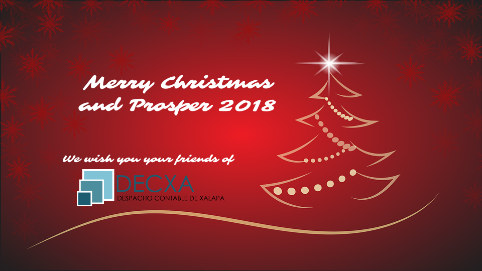 Merry Christmas and prosper 2018